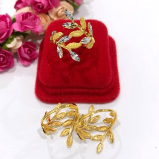 CINCIN FESYEN DAUN 2C 2.2CM 2.27gm